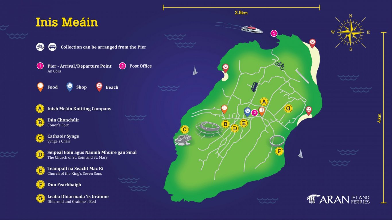 Map of Inis Meáin