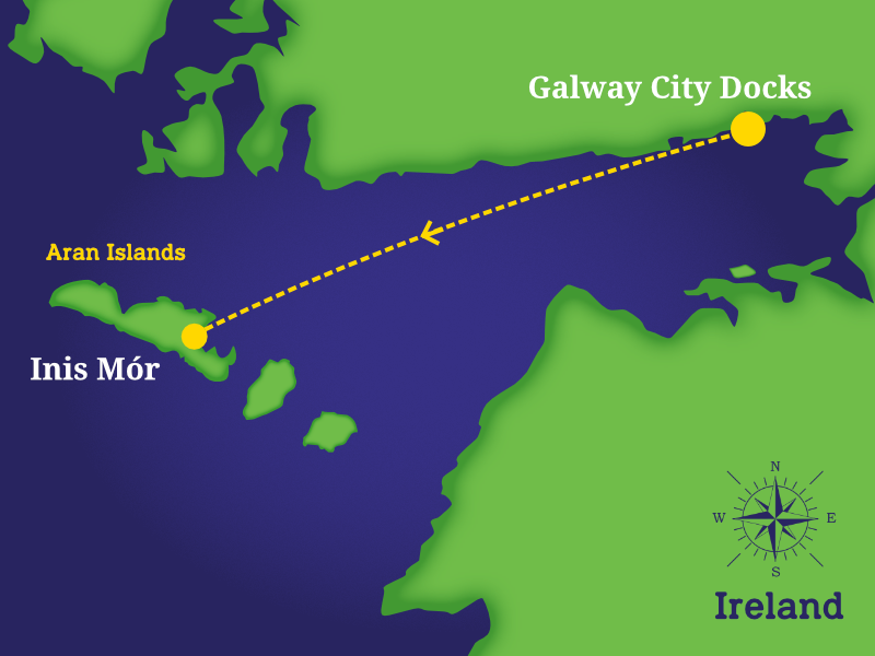 inishmore tourist map